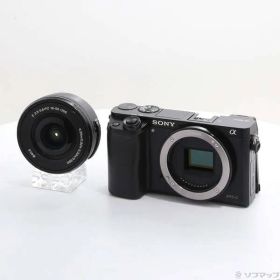 〔中古品〕 α6000 パワーズームレンズキット ブラック ILCE-6000L【262】