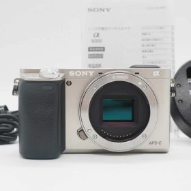 ソニー Sony a6000 ILCE-6000 24.3MP Digital Camera Silver Body [新品同様] #Z5505A