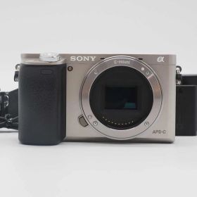 ソニー Sony a6000 ILCE-6000 24.3MP Digital Camera Silver Body 7491 Shots [美品]#Z5580