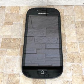 【初期化 動作確認済】 docomo F-06F ブラック らくらくスマートフォン3 富士通 Xi スマホ 本体のみ FOMA スマートホン