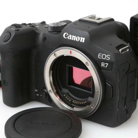 【中古】【並品】キヤノン EOS R7 ボディ （センサー清掃済） CA01-M4879-2P2B Canon RFマウント APS-C 5軸手ブレ補正 EVF 中古