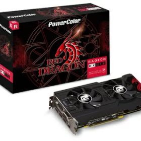 【中古】 AXRX 570 4GBD5-3DHD/OC [Red Dragon Radeon RX 570 4GB GDDR5]
