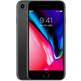 【中古】Cランク【傷や汚れあり】 SIMフリー iPhone8 64GB スペースグレイ 利用制限〇(白ロム) 送料無料