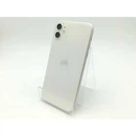 【中古】Apple au 【SIMロック解除済み】 iPhone 11 64GB ホワイト MWLU2J/A【川崎駅前】保証期間1週間【ランクC】