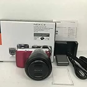 【中古】ソニー SONY デジタル一眼カメラ α NEX-C3 ズームレンズキット ピンク NEX-C3K/P