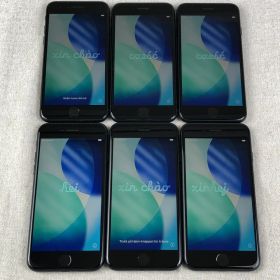 ★バッテリー良好★【6点セット・SIMロック解除済・本体のみ】Apple iPhone SE (第3世代) A2782 本体 64GB【キズ多数あり】/SP-251662