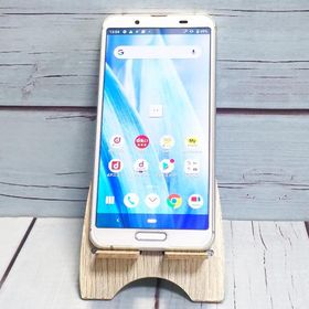 docomo AQUOS sense3 SH-02M シルバーホワイト 本体 白ロム SIMロック解除済み SIMフリー C869456