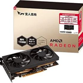 【中古】玄人志向 AMD Radeon RX6600XT 搭載 グラフィックボード GDDR6 8GB 搭載モデル RD-RX6600XT-E8GB/DF