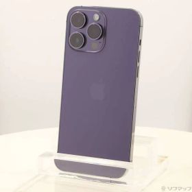 〔中古品〕 iPhone14 Pro Max 128GB ディープパープル MQ993J／A SIMフリー【269】