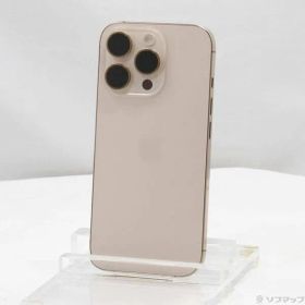 〔中古品〕 iPhone16 Pro 256GB デザートチタニウム MYN23J／A SIMフリー【305】