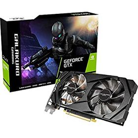 【未使用】【中古】 玄人志向 NVIDIA GeForce GTX 1660 グラフィックボード 6GB デュアルファン GALAKURO GAMINGシリーズ GG-GTX1660-E6GB/DF