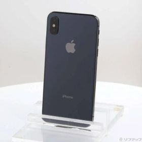 〔中古品〕 iPhoneX 64GB スペースグレイ NQAX2J／A SIMフリー【247】