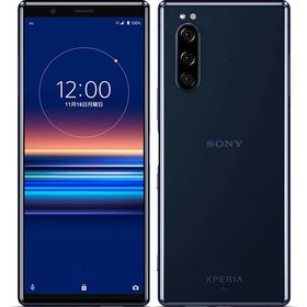 【中古】 Xperia 5 SOV41[64GB] au ブルー【安心保証… au/UQ mobile 状態A 64GB