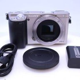 【良品】SONY α6000 ボディ シルバー ILCE-6000 S ミラーレス一眼
