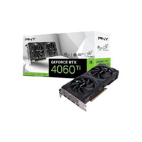 PNY Technologies GeForce RTX 4060 Ti 8GB VERTO STANDARD DUAL FAN グラフィックスボード VCG4060T8DFXPB1 VD8518