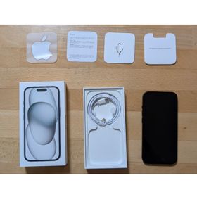 アイフォーン(iPhone)のiPhone 15 ブラック 256 GB SIMフリー(スマートフォン本体)