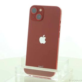 〔中古品〕 iPhone13 128GB プロダクトレッド MLNF3J／A SIMフリー【377】