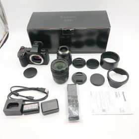 2377ショット！元箱付き！新品級 ★ パナソニック DC-S5M2XW S5M2XW 標準ズームレンズ・単焦点レンズキット ブラックフルサイズミラーレス一眼カメラ