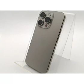 【中古】Apple 国内版 【SIMフリー】 iPhone 15 Pro 1TB ナチュラルチタニウム MTUT3J/A【神保町】保証期間1ヶ月【ランクC】