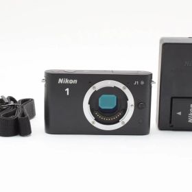 ★ショット数1185枚★ニコン Nikon 1 J1 ボディ ブラック ミラーレス一眼★ W1075#AW2454