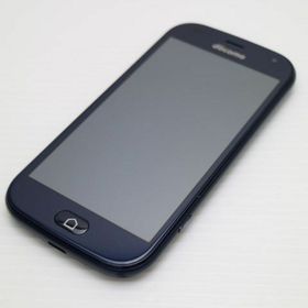 フジツウ(富士通)の新品同様 F-42A らくらくスマートフォン ネイビー M000(スマートフォン本体)