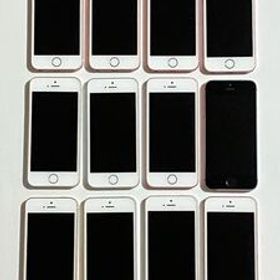 SIMフリー iPhone SE 64GB × 12台 第一世代 iPhoneSE アイフォン Apple アップル スマートフォン 送料無料 12点セット おまとめ