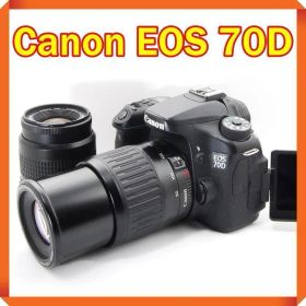 ✨ Canon EOS 70D 一眼レフ カメラ スマホ転送 キヤノン 257ｋ3076