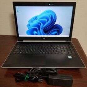 N65 良品 HP ProBook 450 G5 Core i5 第7世代 (7200U)◆メモリ8GB◆NVMe SSD256GB◆15.6インチ HD 動作品 Win11 PC Office2021