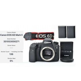 15432A ★僅か136ショット★良品★ Canon EOS 6D mark II キヤノン フルサイズ デジタル一眼