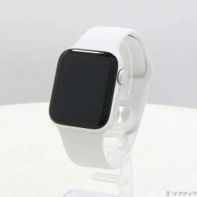 【中古】Apple(アップル) Apple Watch SE 第2世代 GPS 40mm シルバーアルミニウムケース ホワイトスポーツバンド 【198-ud】