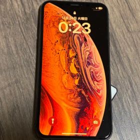 iPhone Xs 64GB スペースグレイ au 箱あり 初期化済