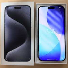 美品 iPhone 15 Pro Max 1TB ブルーチタンニウム