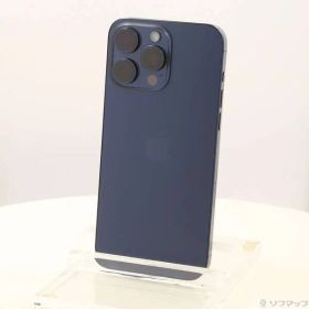〔中古品〕 iPhone15 Pro Max 256GB ブルーチタニウム MU6T3J／A SIMフリー【276】