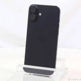 〔中古品〕 iPhone16 Plus 128GB ブラック MXVA3J／A SIMフリー【348】