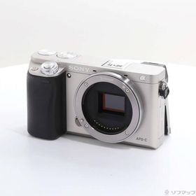 〔中古〕SONY(ソニー) α6000 ボディ シルバー ILCE-6000〔262-ud〕
