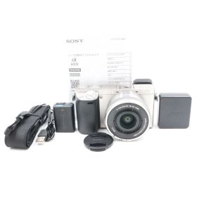 【極上品】SONY ソニー ILCE-6000L シルバー ショット数16,568 枚!