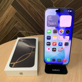 【美品】iPhone16ProMax 256GB A3295 ナチュラルチタニウム 本体 ケーブル 箱