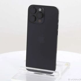 〔中古品〕 iPhone16 Pro Max 256GB ブラックチタニウム MYWG3J／A SIMフリー【305】