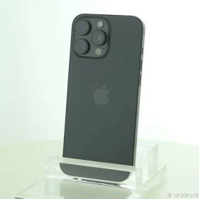 〔中古品〕 iPhone16 Pro Max 512GB ブラックチタニウム MYWL3J／A SIMフリー【305】