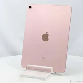 〔中古〕Apple(アップル) iPad Air 第4世代 64GB ローズゴールド MYGY2J／A auロック解除SIMフリー〔377-ud〕