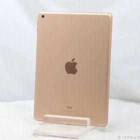 〔中古品〕 iPad 第6世代 32GB ゴールド FRJN2J／A Wi-Fi【262】