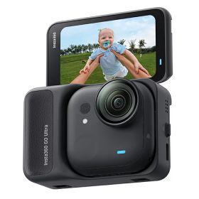 《新品》 Insta360 (インスタサンロクマル) GO Ultra スタンダードバンドル CINSABEA-GOUltra02 ミッドナイトブラック[ ウェアラブルカメラ ]【KK9N0D18P】
