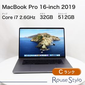 MacBook Pro 16インチ 2019 スペースグレイ 32GB 512GB USキーボード Cランク