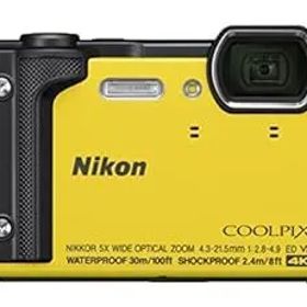 【中古】(非常に良い)Nikon デジタルカメラ COOLPIX W300 YW クールピクス イエロー 防水