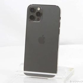 〔中古品〕 iPhone12 Pro 256GB グラファイト MGM93J／A SIMフリー【198】
