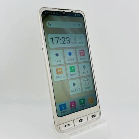 バッテリー良好 シンプルスマホ6 64GB シャンパンゴールド SIMフリー(simロック解除済) 中古 本体 動作確認済 【最短送料無料】M-140
