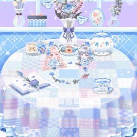 小人の姉妹と春空色のお茶会♢ココリウム フルセット | ポケコロツイン(ポケツイ)のアカウントデータ、RMTの販売・買取一覧