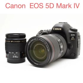☆保証付☆Canon EOS 5D Mark IV標準&望遠ダブルレンズセット