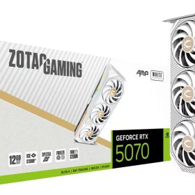 【10%ポイント・要エントリー】ZOTAC GAMING GeForce RTX 5070 AMP White 12GB GDDR7 グラフィックボード ホワイトモデル｜RTX5070AMPW/ZT-B50700FQ-10P