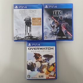 ★即決★送料無料★【PS4】 スターウォーズ バトルフロント・ジェダイフォールインオーダー・オーバーウォッチ セット まとめ売り